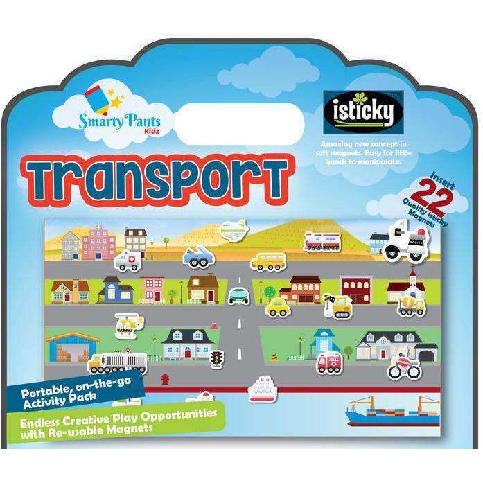 Magnetic Kids Activity Board - Transport