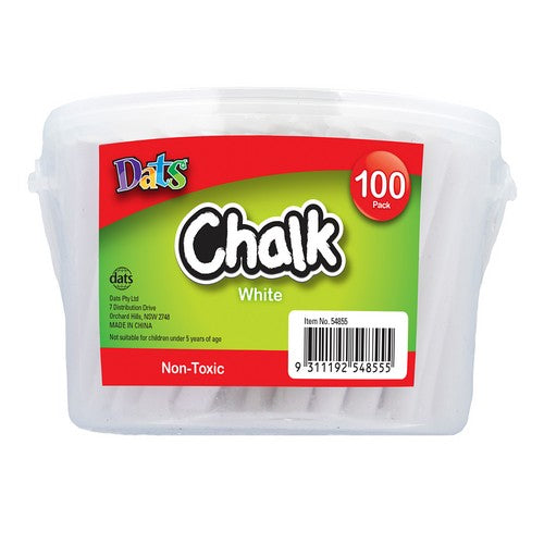 White Chalk - 100 Pack 1 Piece