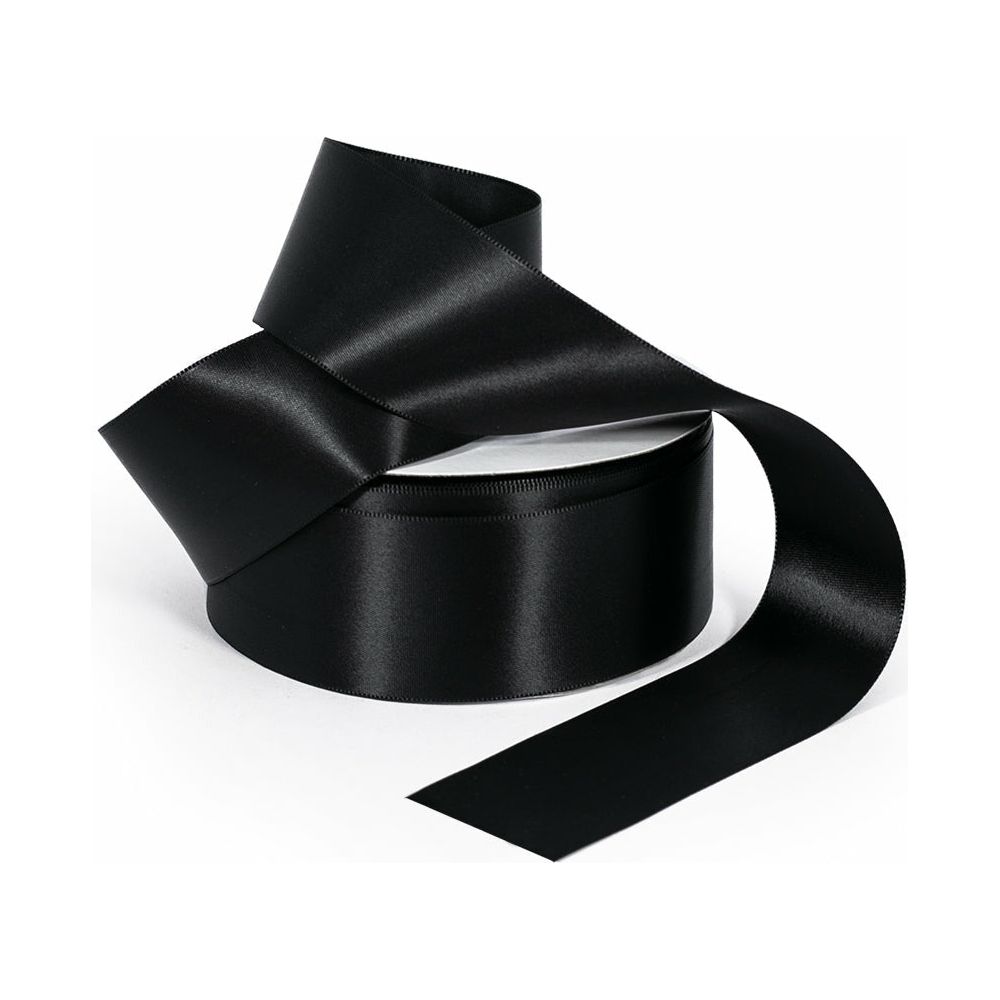 Black Satin Ribbon