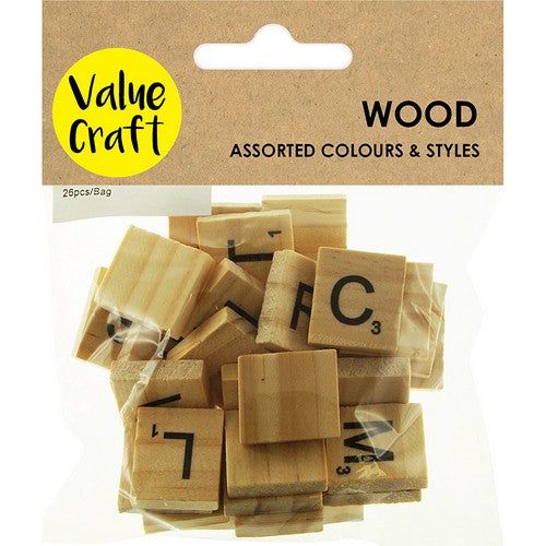 Wooden Scrabble Tiles -  Australia