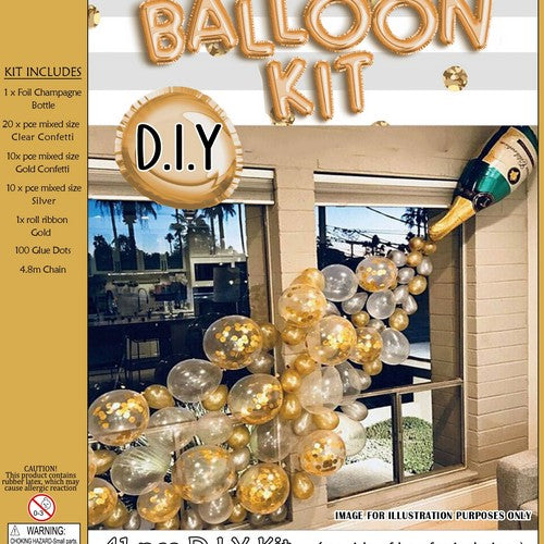 Champagne Latex Balloon Arch Kit