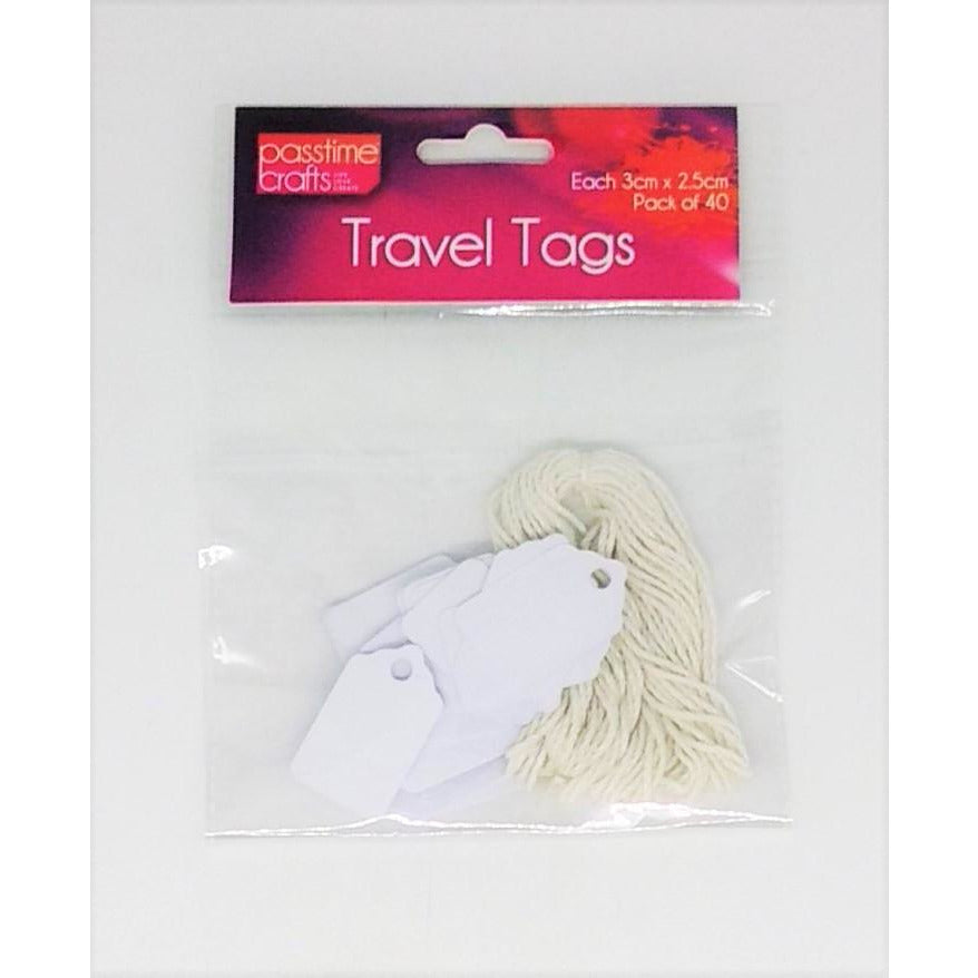 Travel Tags with String