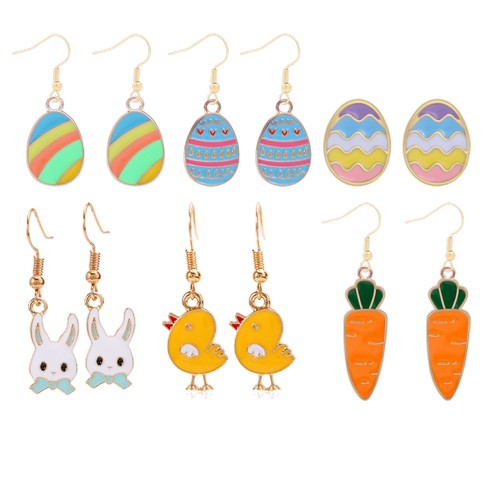 Easter Earrings - Enamel