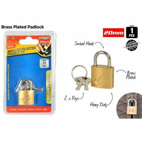 Padlock - Brass Plated