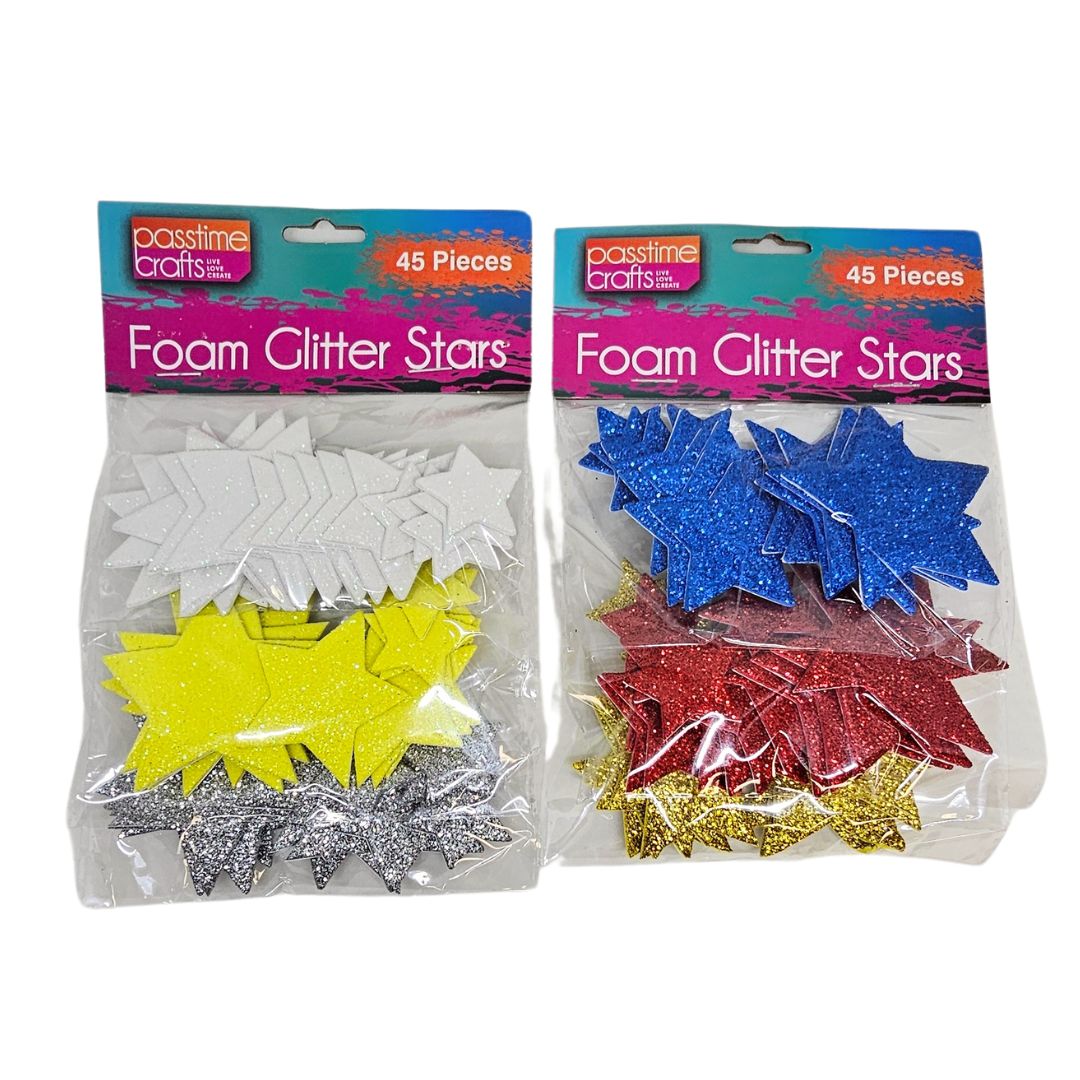 Craft Foam - Glitter Stars