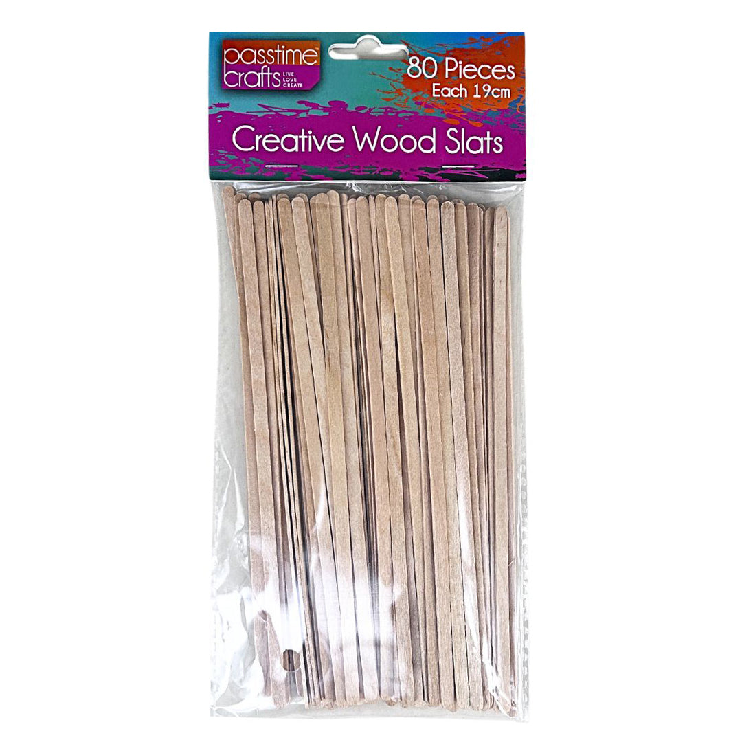 Wood Natural Sticks - Slim