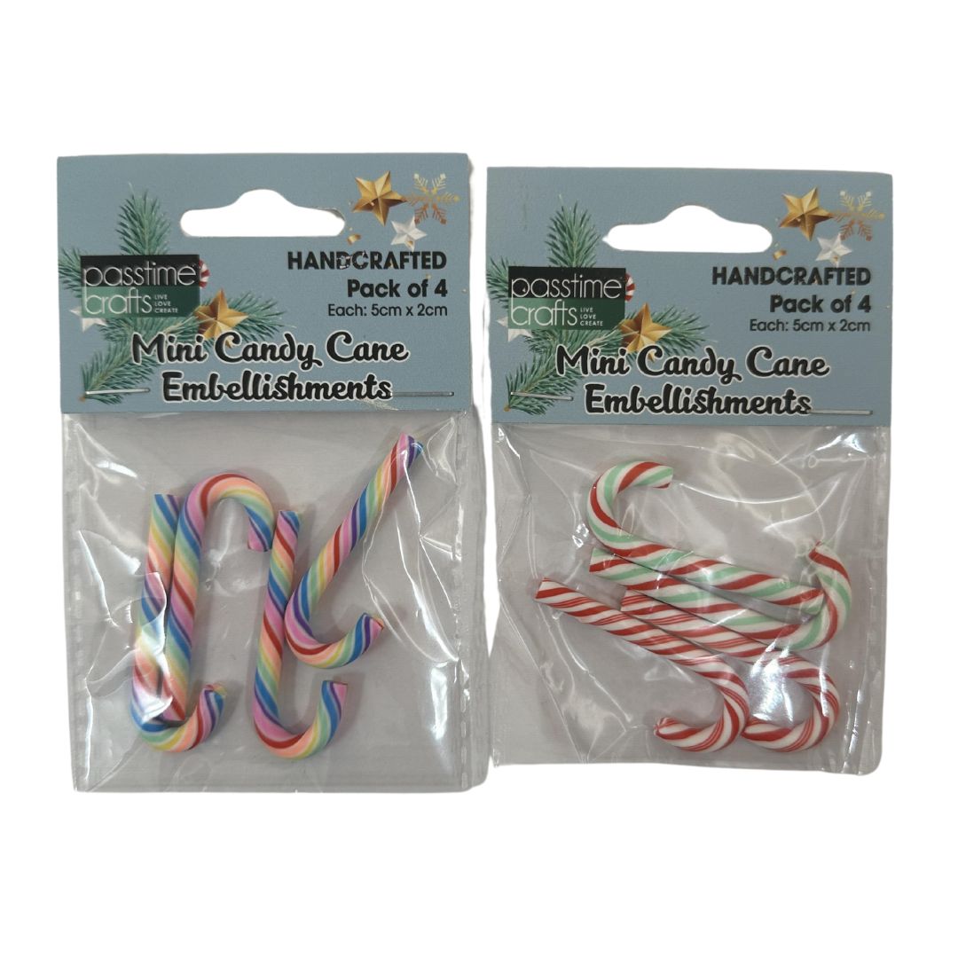 Christmas Embellishments - Candy Canes