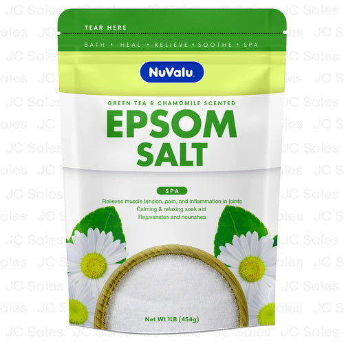 Nuvalu Epsom Salt - Green Tea & Chamomile