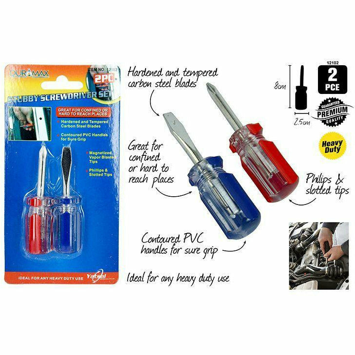 Stubby Screwdriver Set