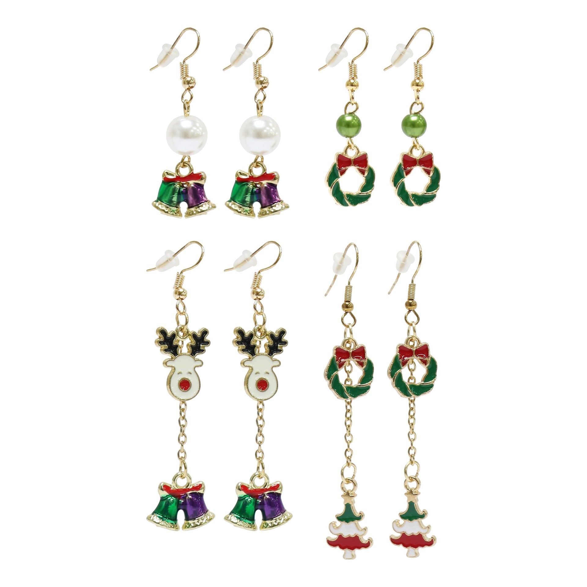 Christmas - Long Dangly Earrings