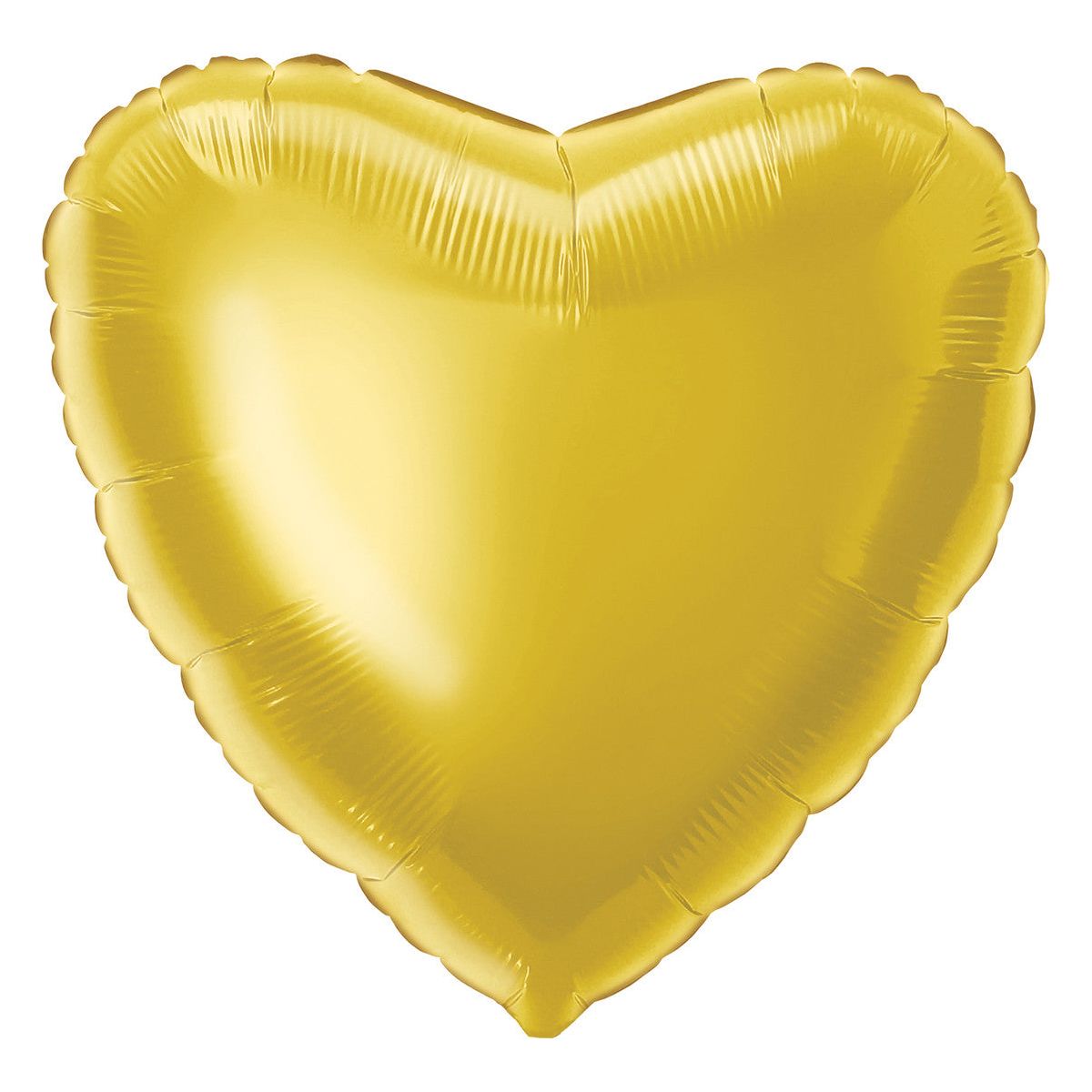 18in Package Classic Gold Heart Foil Balloon