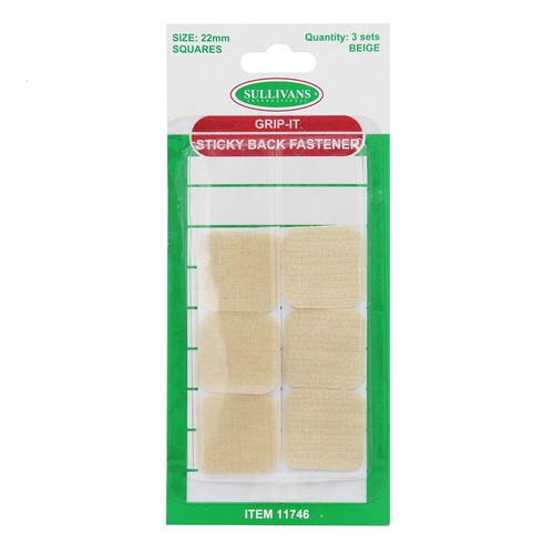 Grip It Square Fasteners - Beige