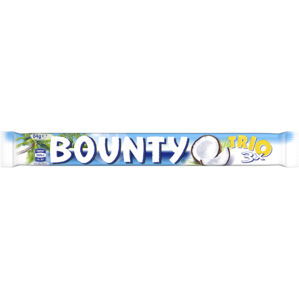 Bounty Chocolate Bar - Trio