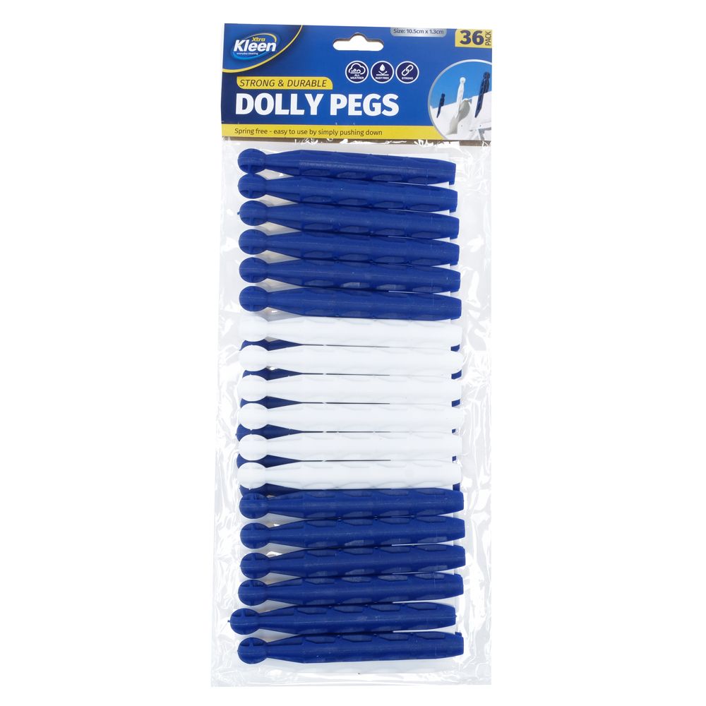 Pegs Metal Free Dolly Style - Plastic