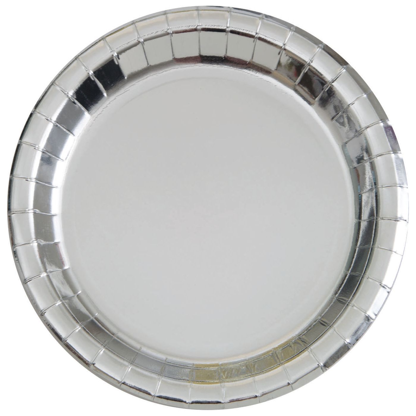 Paper Dinner Plates - Silver