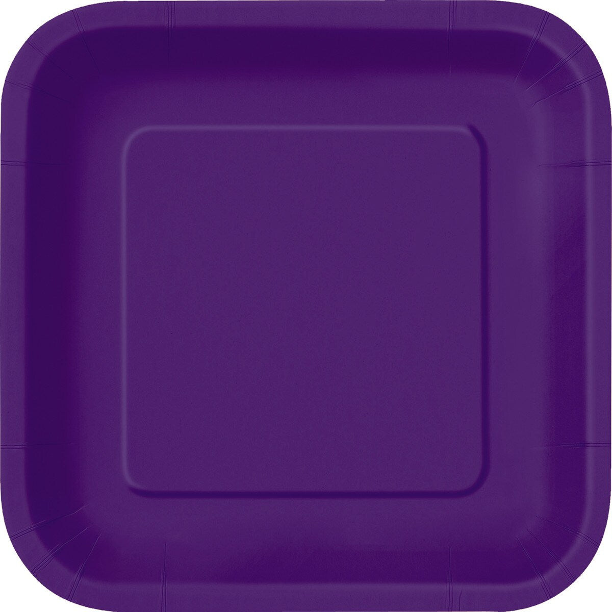 Paper Plates Square - Deep Purple