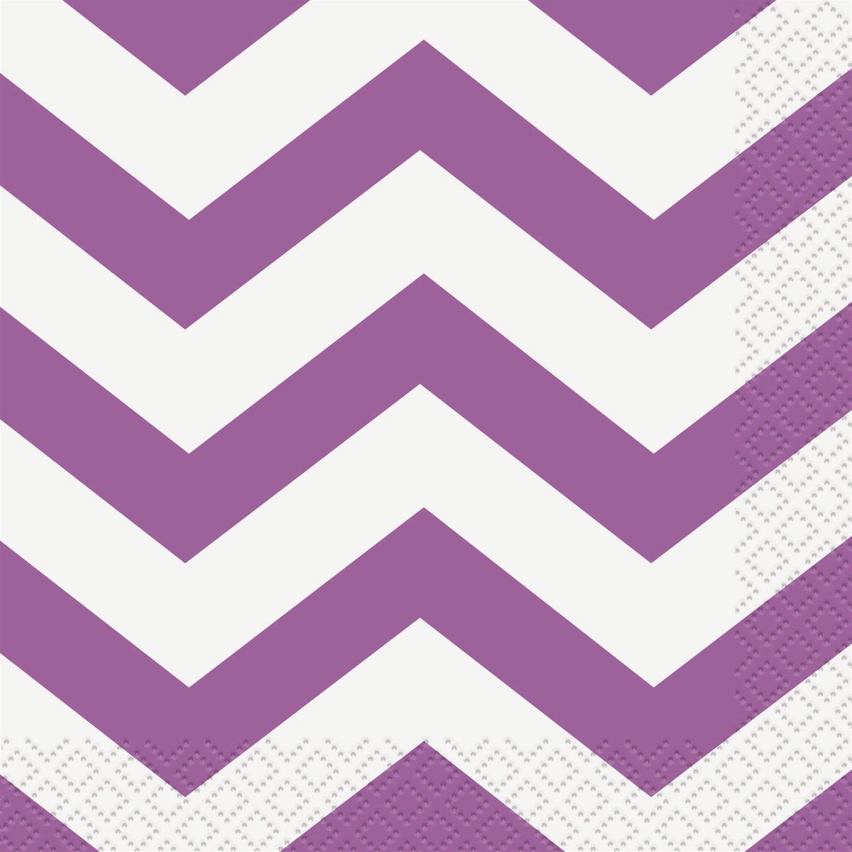 Chevron Beverage Napkins - Pretty Purple