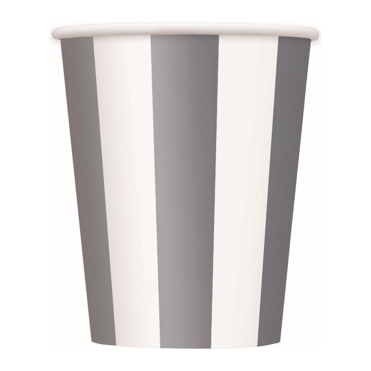 Stripes Paper Cups - Silver