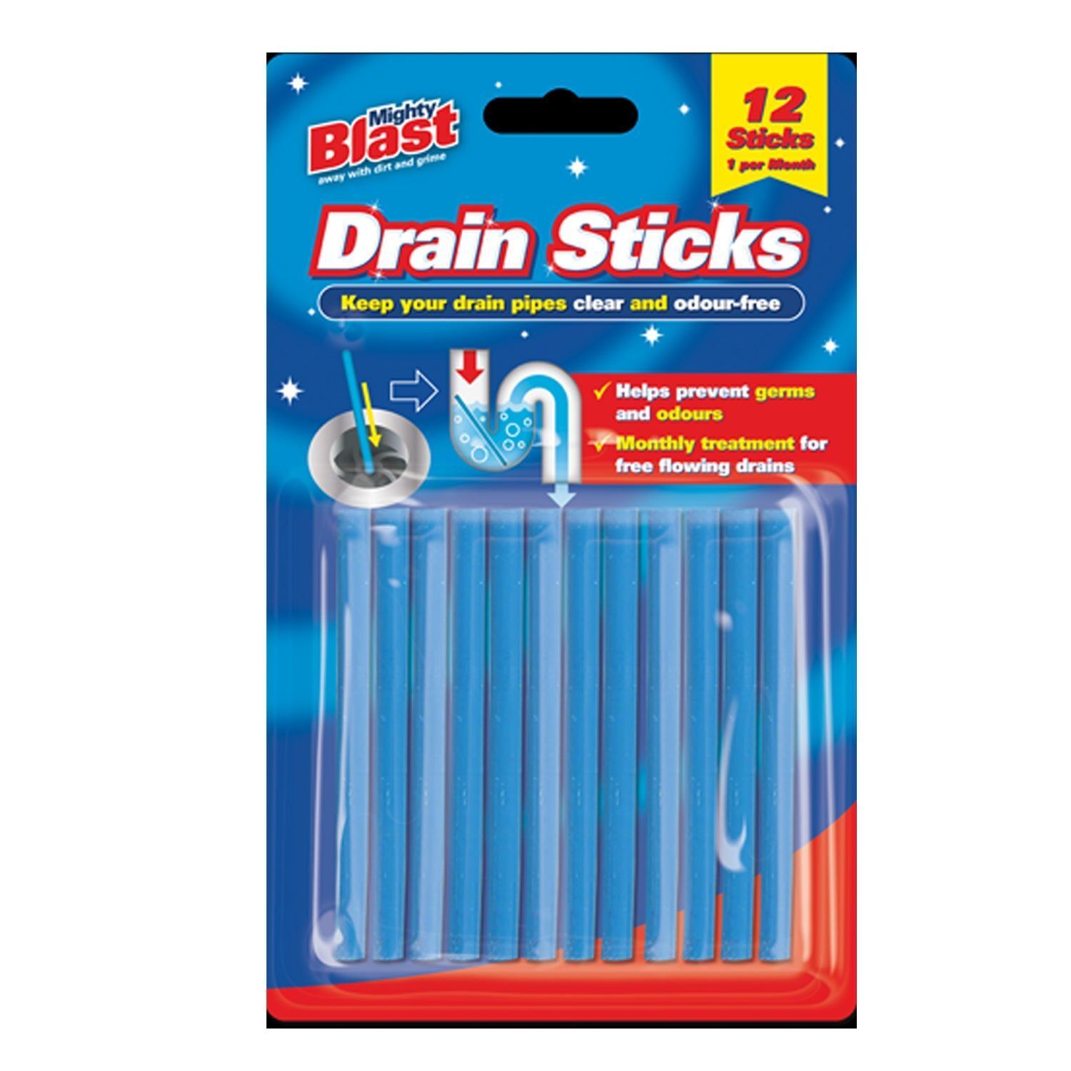 Mighty Blast - Drain Sticks