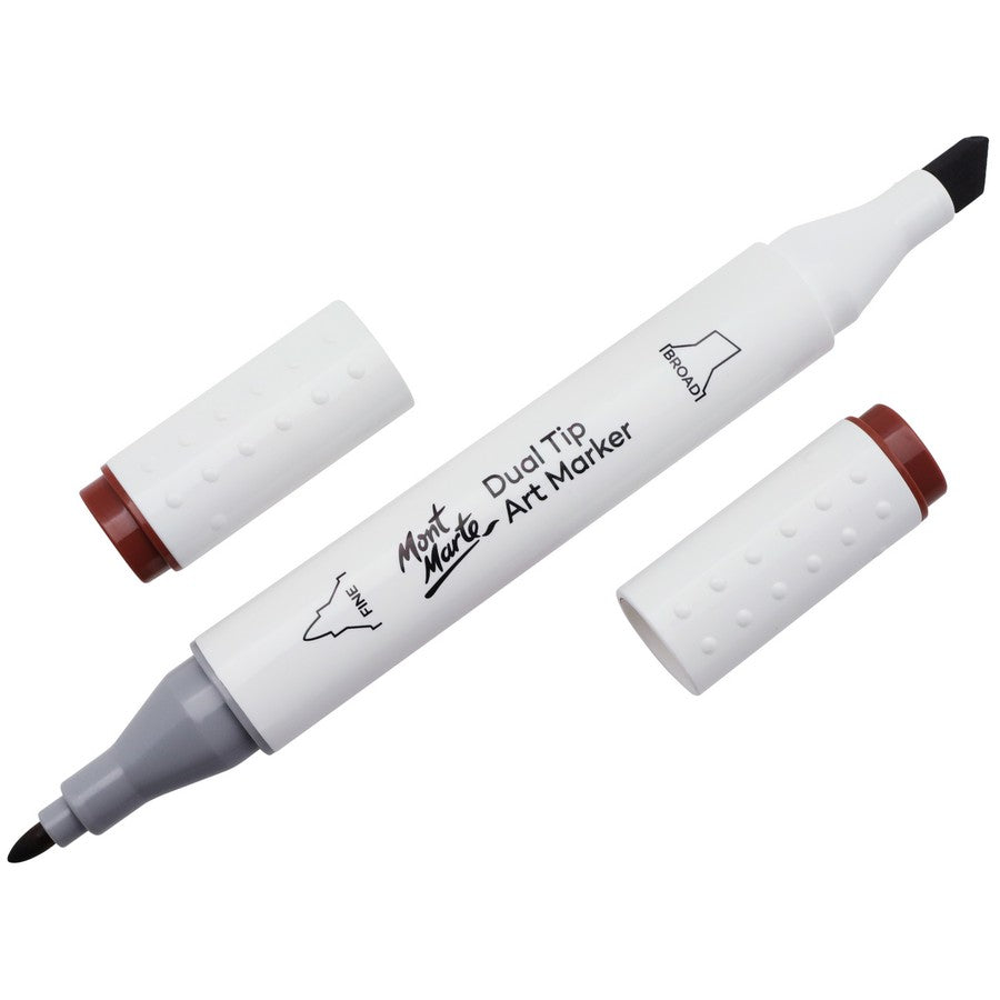 Mont Marte Dual Tip Alcohol Art Marker Burnt Orange 93 - Dollars and Sense