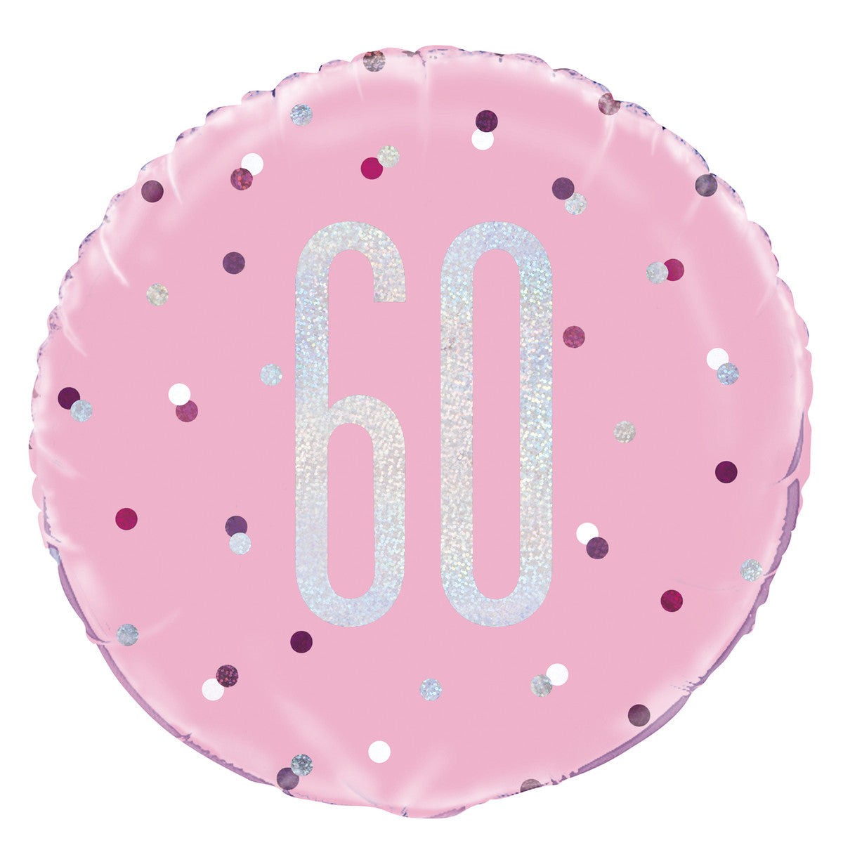 Pink - 60th Foil Balloon