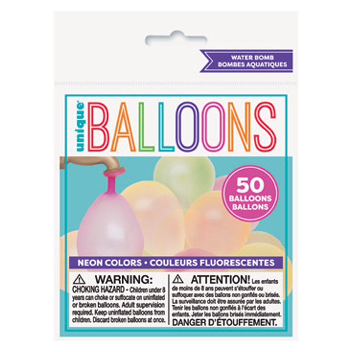 Water Bomb Balloons - Neon Colours