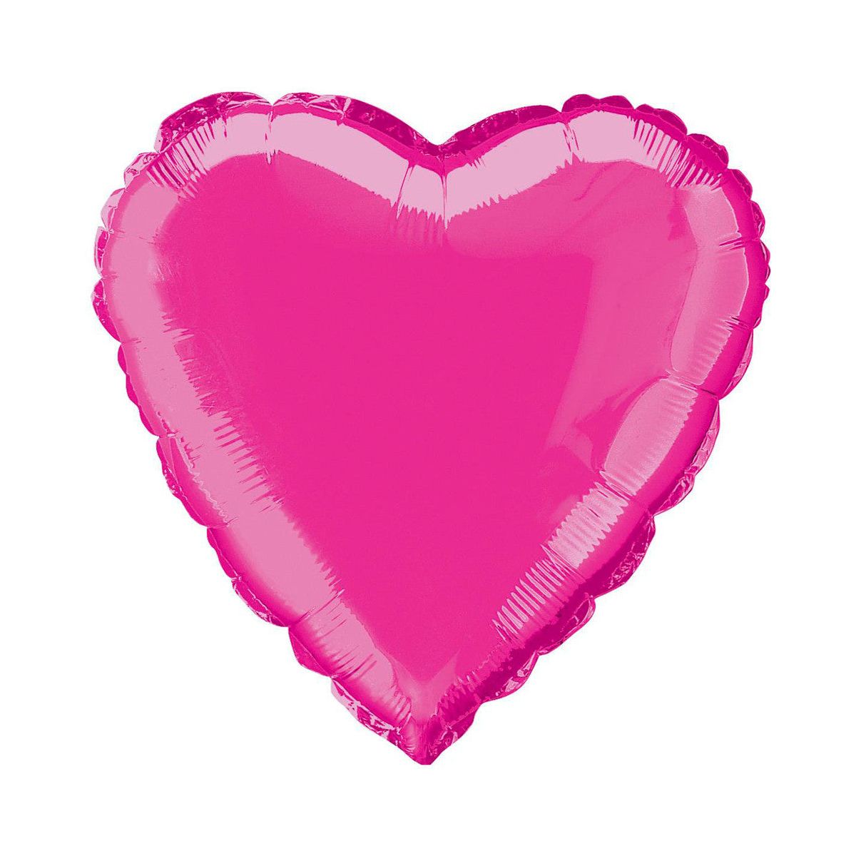 Hot Pink Heart 18"Foil Bln Pkg