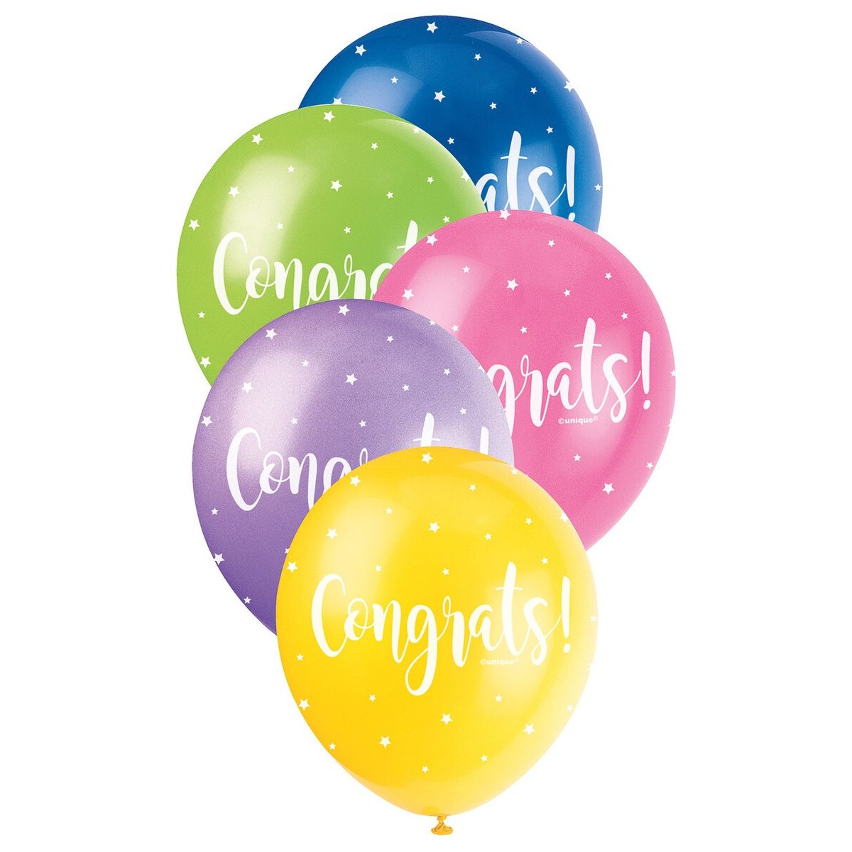 Congrats Pearl Balloons - Assorted Colours