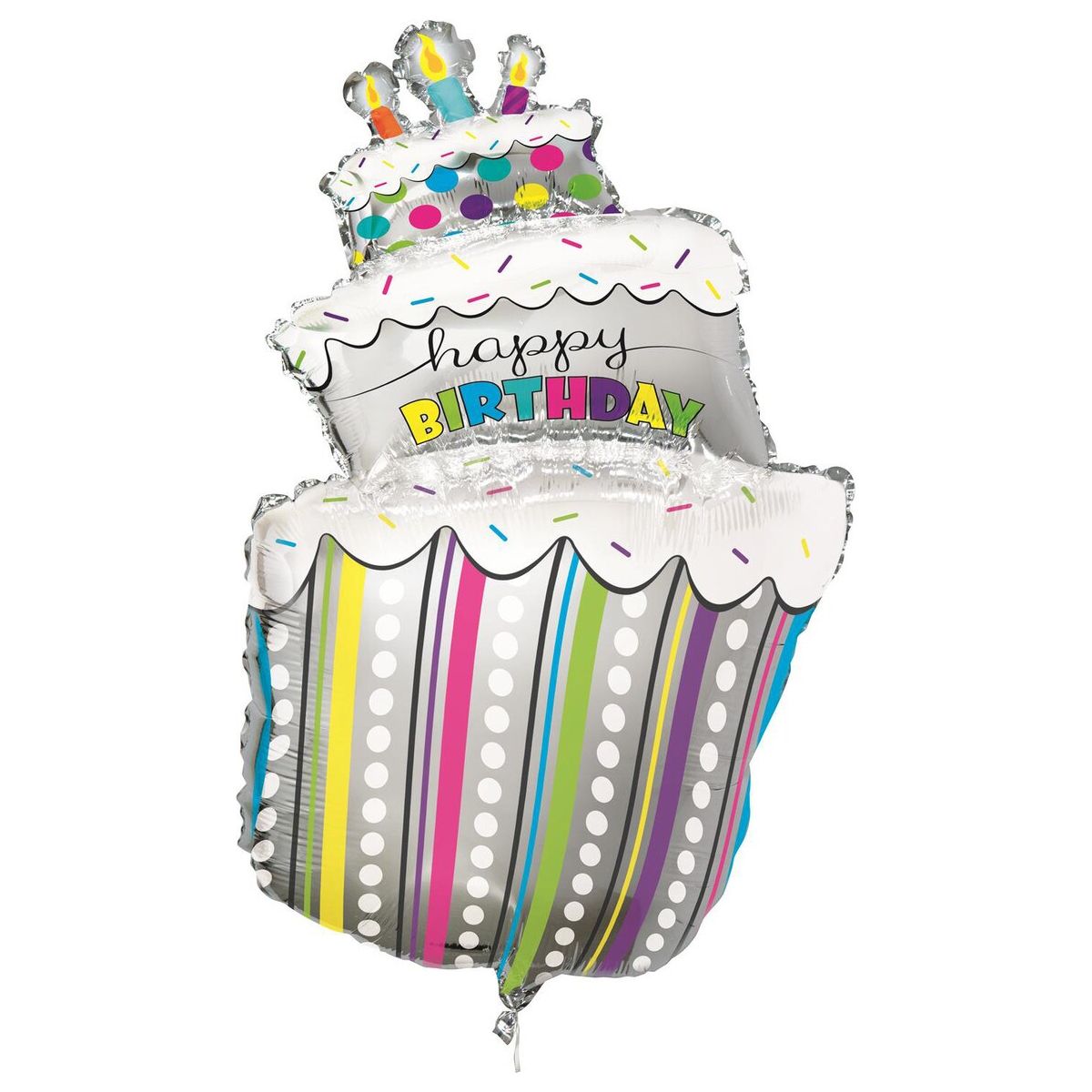 Foil Balloon - Giant Birthday Cake