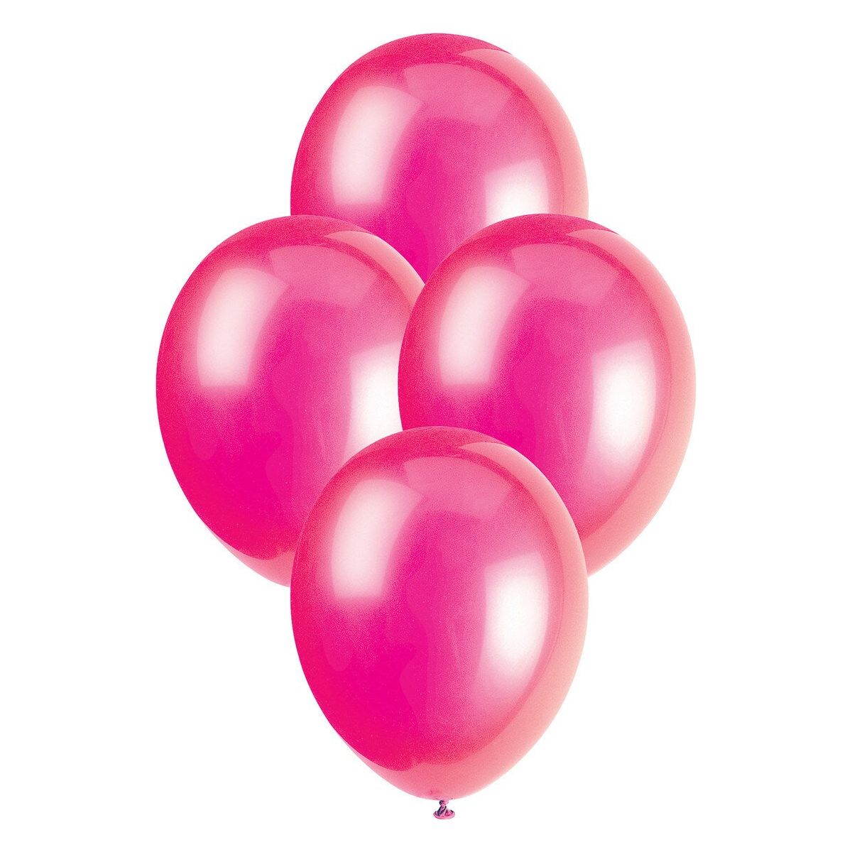 Premium Crystal Latex Balloons - Fuchsia