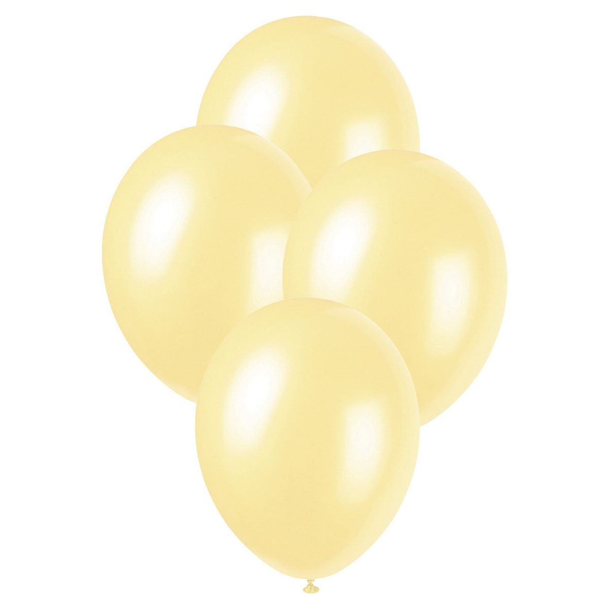 Premium Pearl Latex Balloons - Ivory