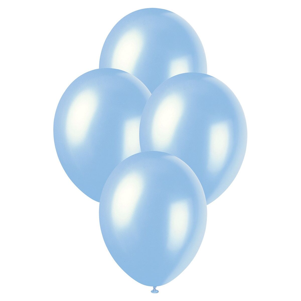 Premium Pearl Latex Balloons - Sky Blue