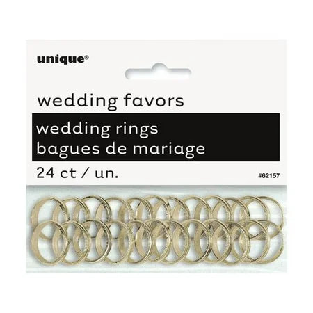 Gold Wedding Rings - Party Favors