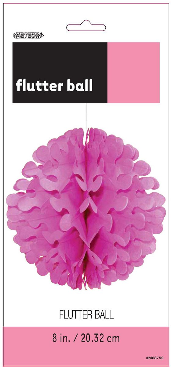 Flutter Ball Decoration - Hot Pink