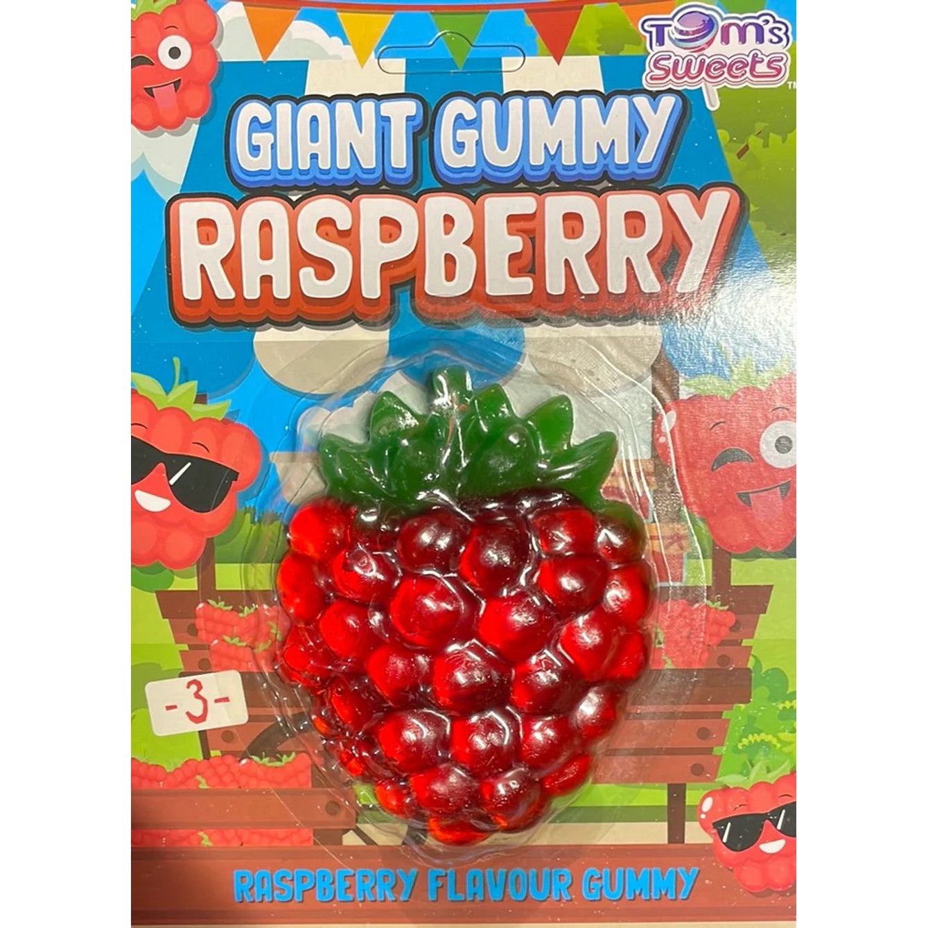 Giant Raspberry Gummy