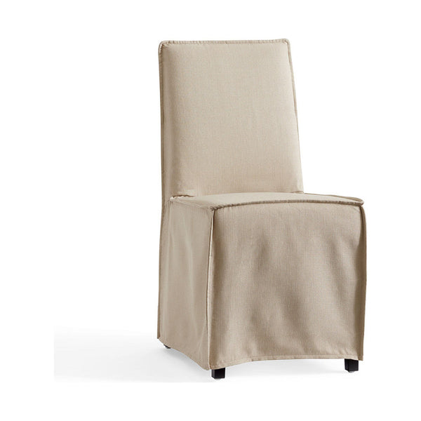 Pottery Barn Carissa Chair Slip Cover Natural