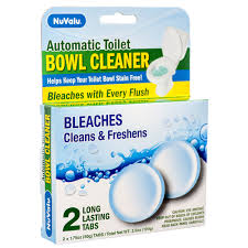 Nuvalu Toilet Bowl Cleaner Bleach Tabs