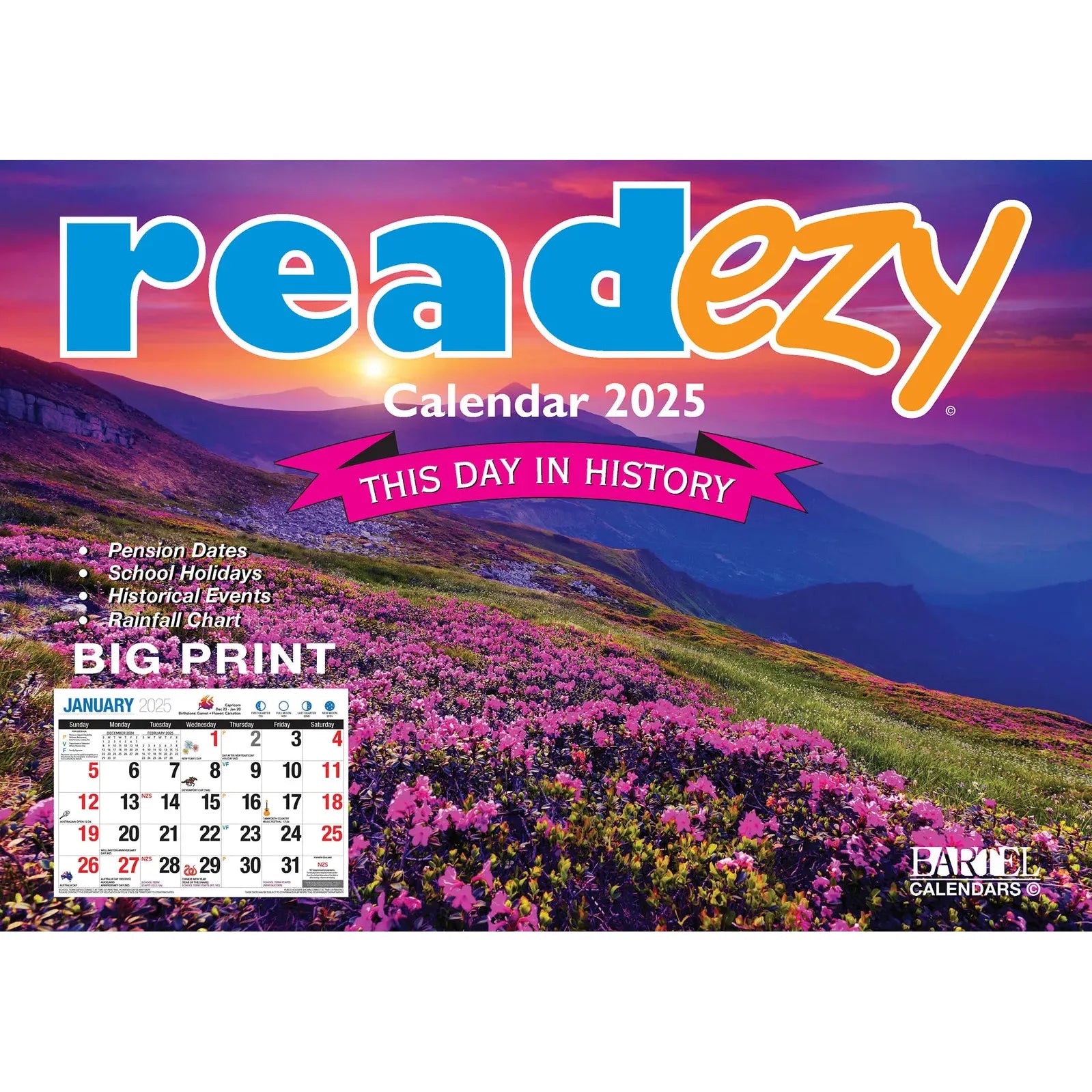 Calendar ReadEzy - 2025