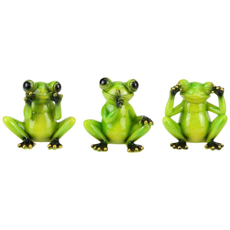 Wise Green Marble Frog - Dollars and Sense