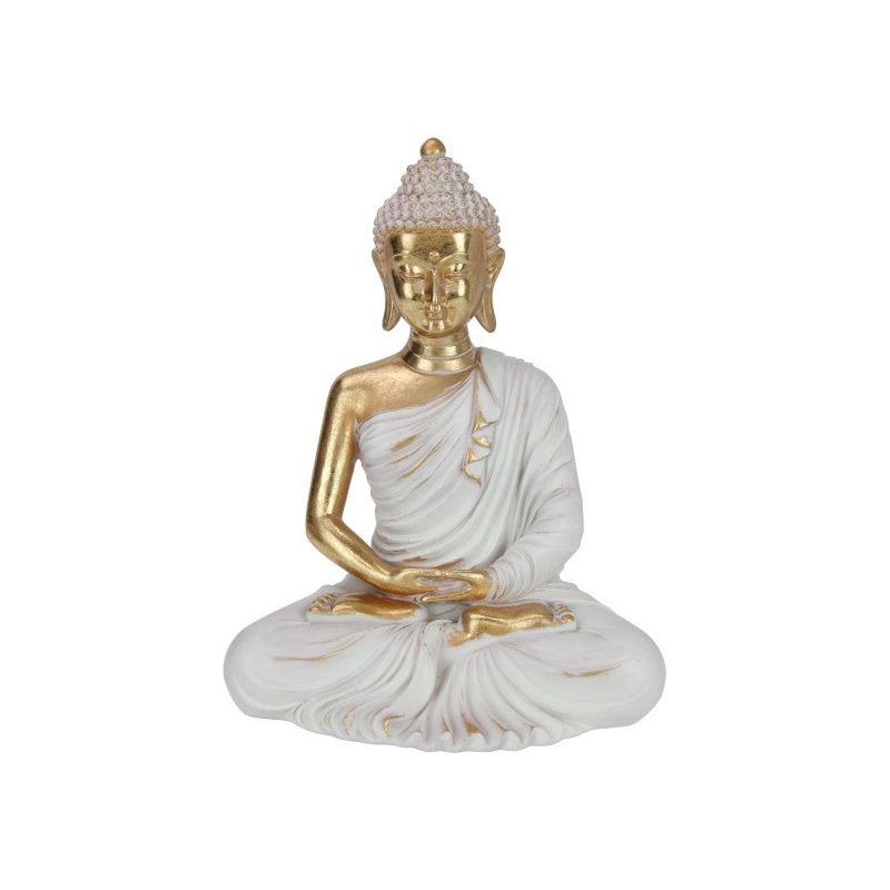 Gold & Grey Sitting Buddha - Dollars and Sense