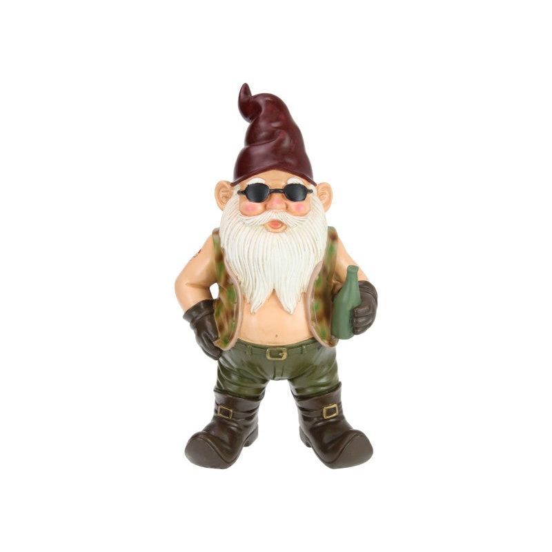 Biker Gnome in Camo - Dollars and Sense