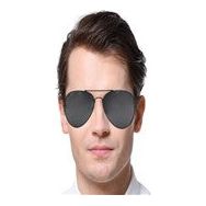 Aviator Party Glasses - Black