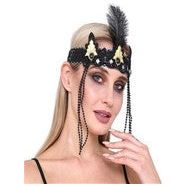 Flapper Headband - Black & Gold