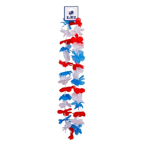 Aussie Lei Red White Blue