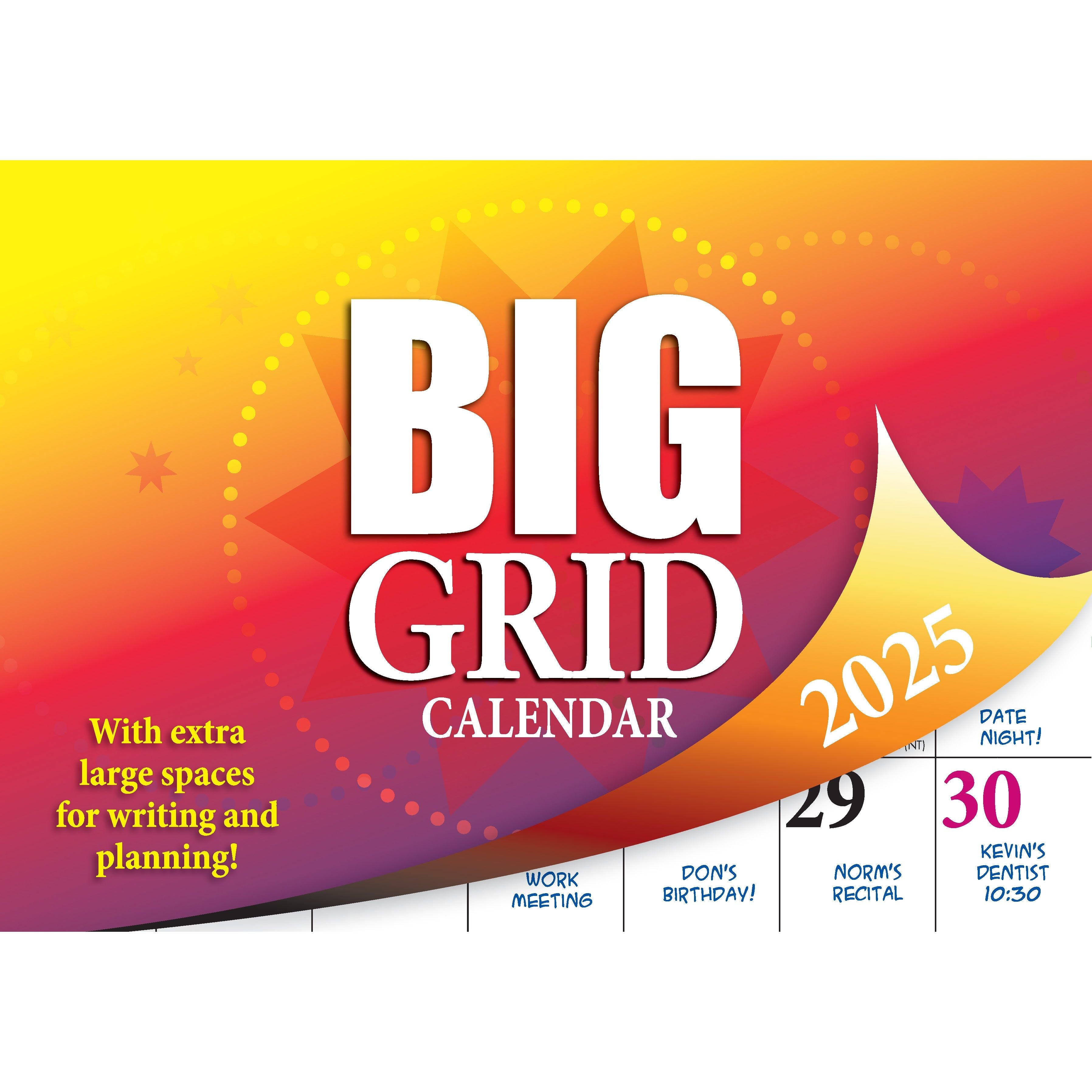 Calendar 2025 - Big Grid