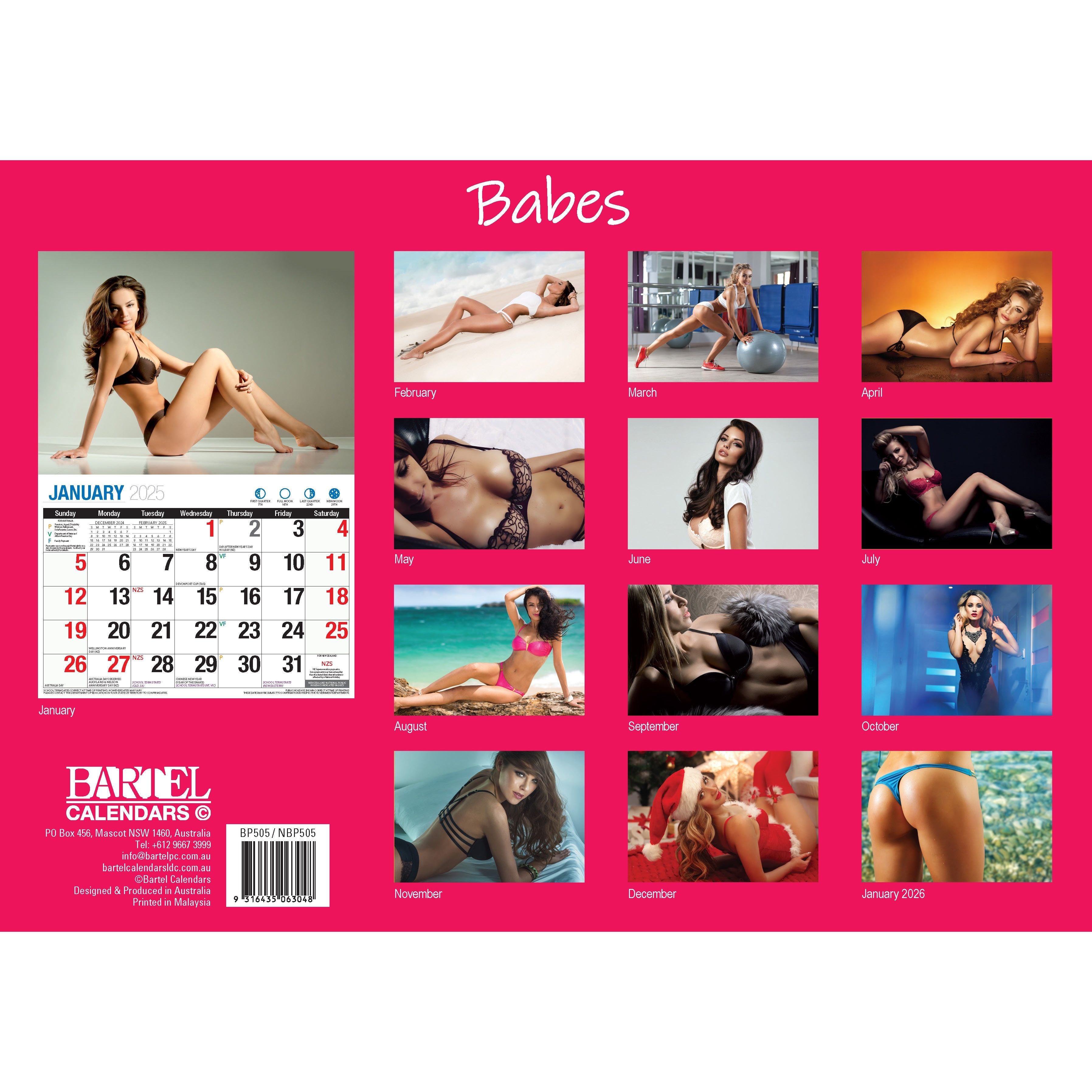 Calendar 2025 - Babes