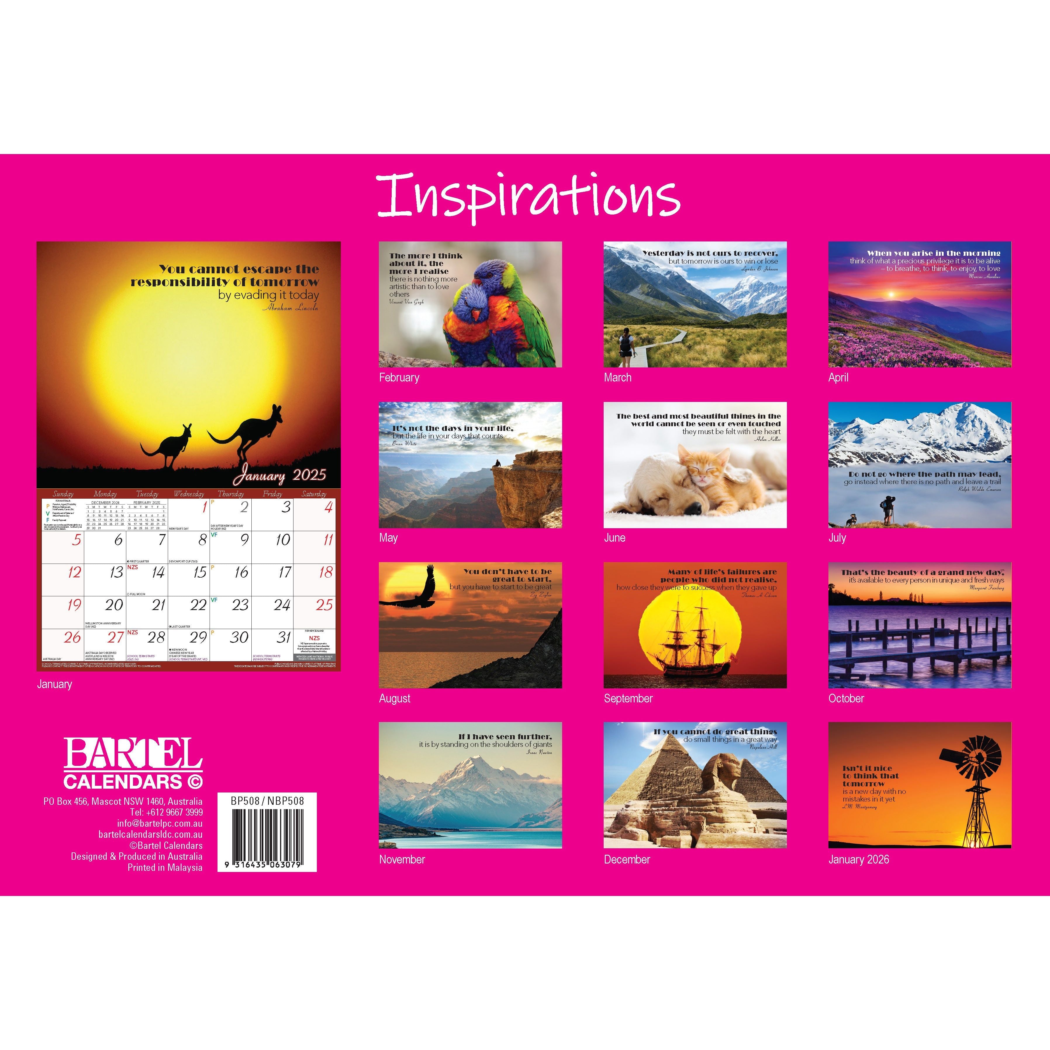 Calendar 2025 - Inspirational Quotes