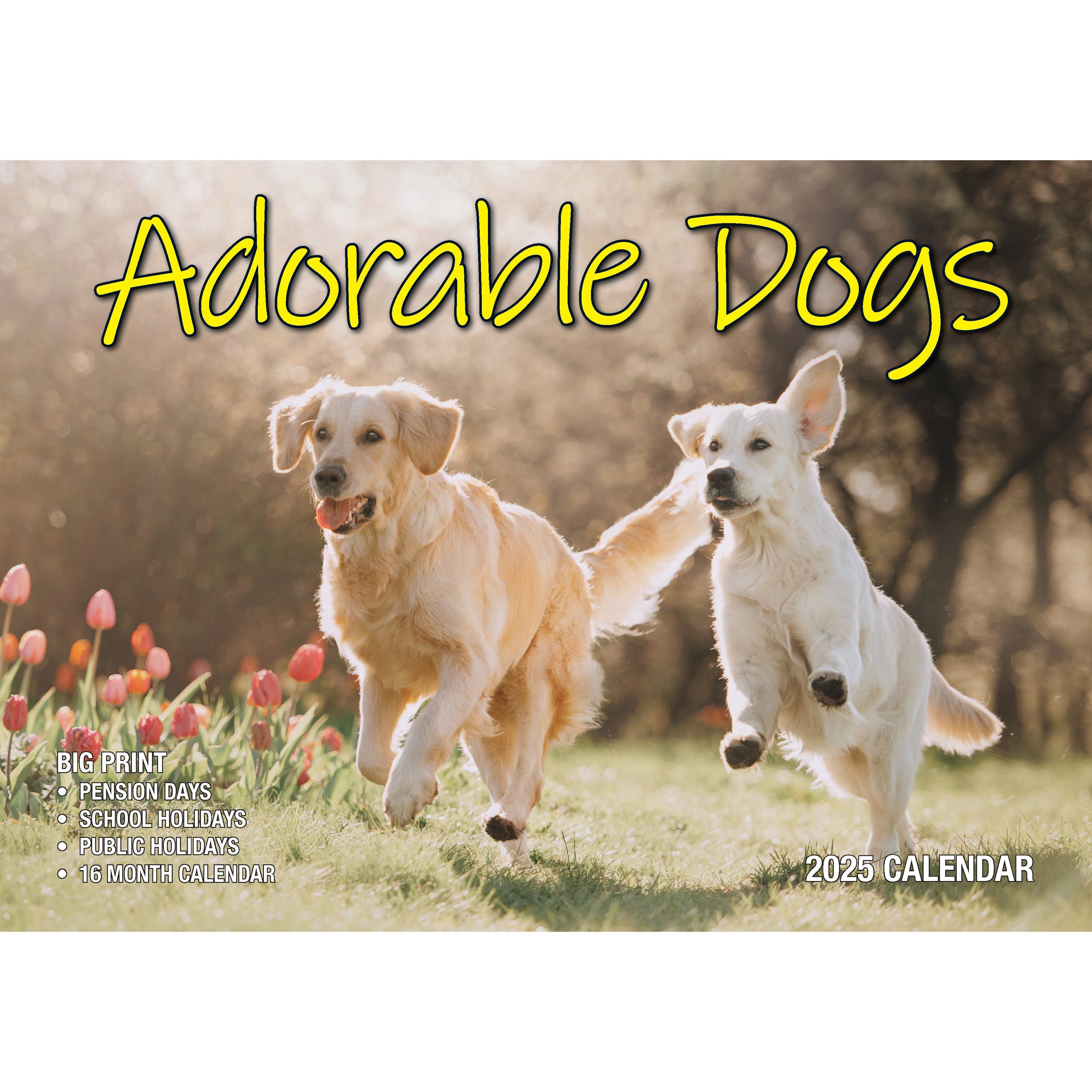 Calendar 2025 - Adorable Dogs