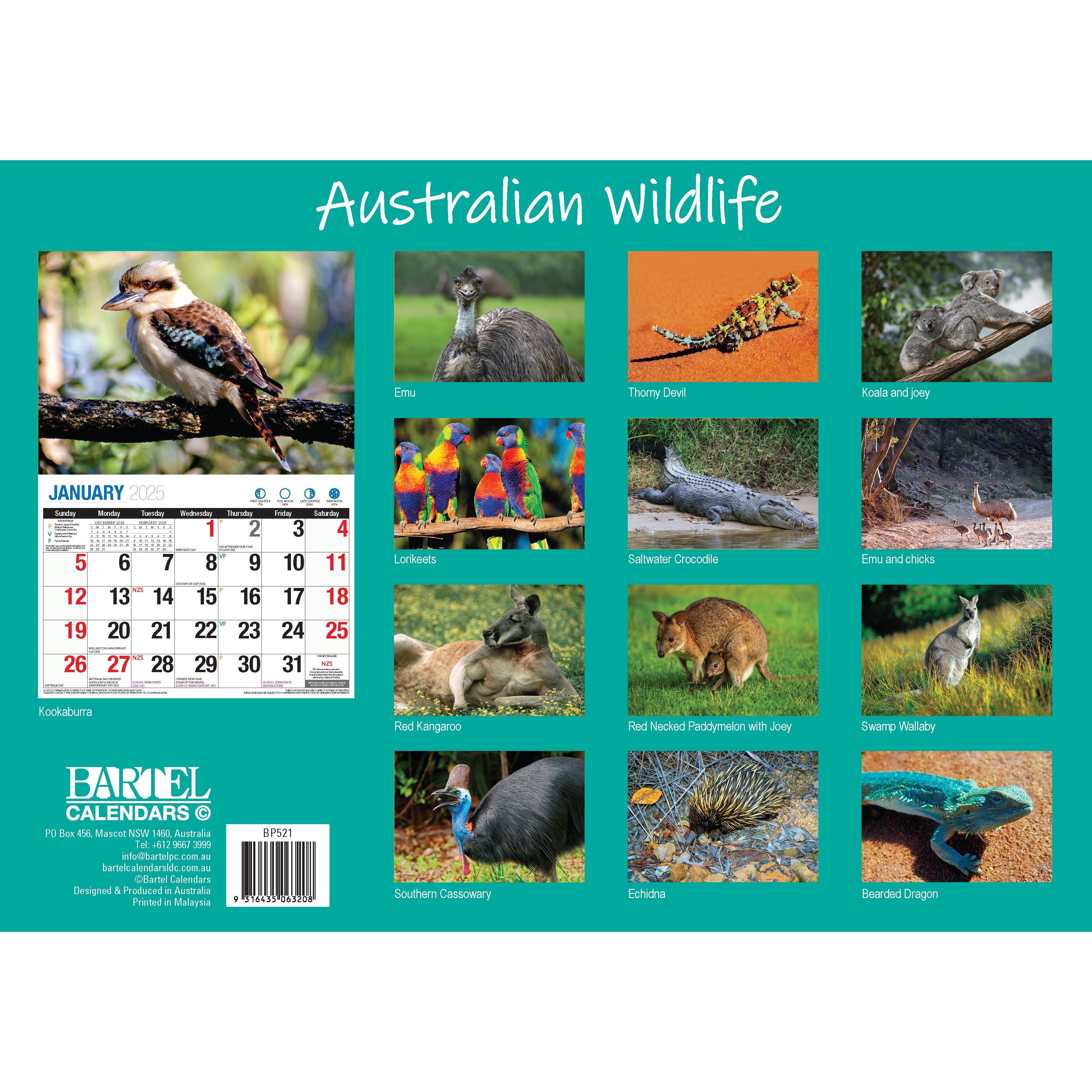 Calendar 2025 - Australian Wildlife