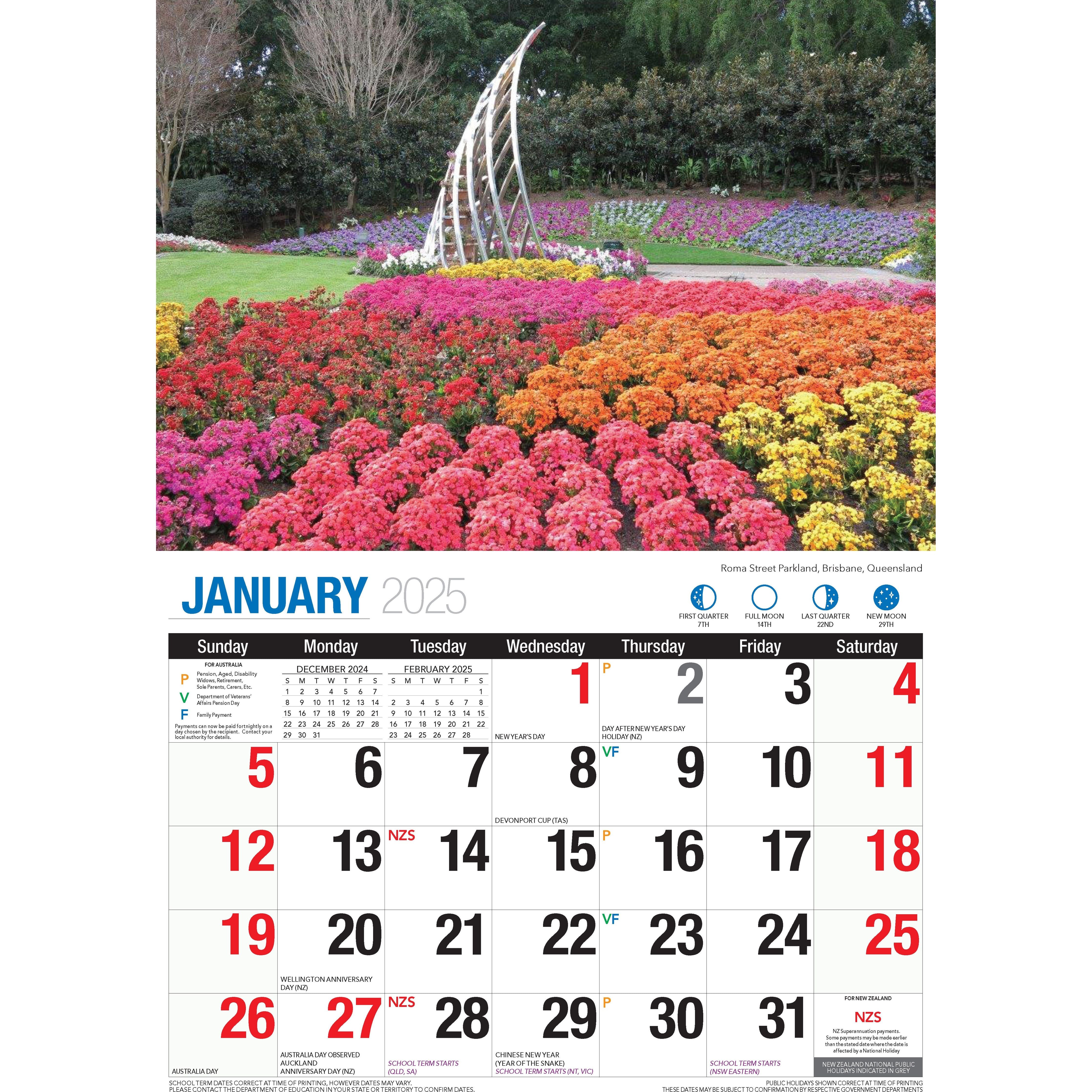 Calendar 2025 - Great Gardens